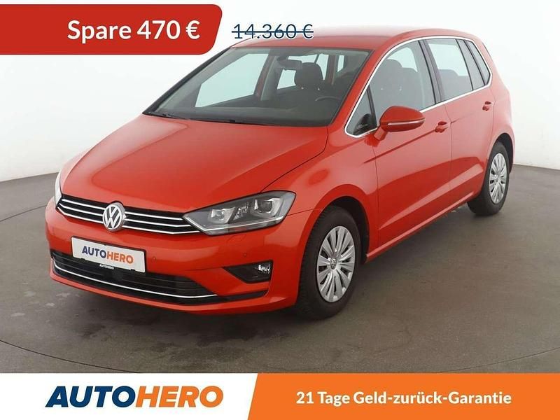 Orange Gebraucht 2014 VW Golf Sportsvan Highline Van / Kleinbus | 13.890 € (Fairer Preis) - Bild 1/3