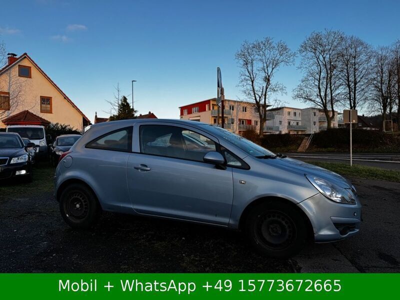 Gebraucht Opel Corsa Edition 80 PS (58 kW) 2008 Blau Kleinwagen