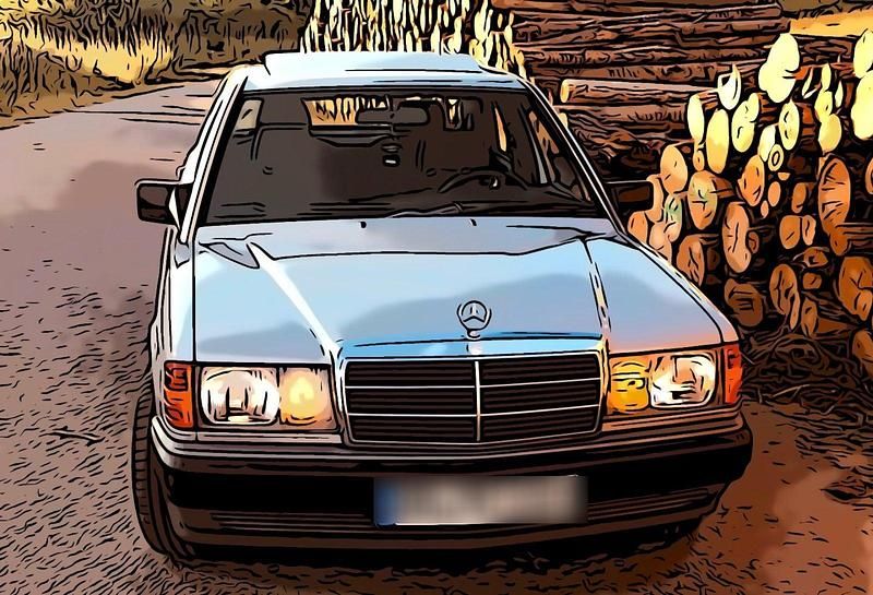 Gebraucht Mercedes 190 118 PS (86 kW) 1990 Grau Limousine