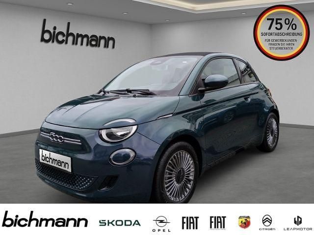 Gebraucht Fiat 500e Icon 86 kW (118 PS) 2023 Ozean grün) (gruen Cabrio