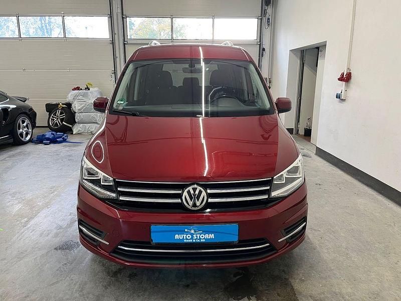 Usata VW Caddy 150 CV (110 kW) 2016 Rosso Monovolume