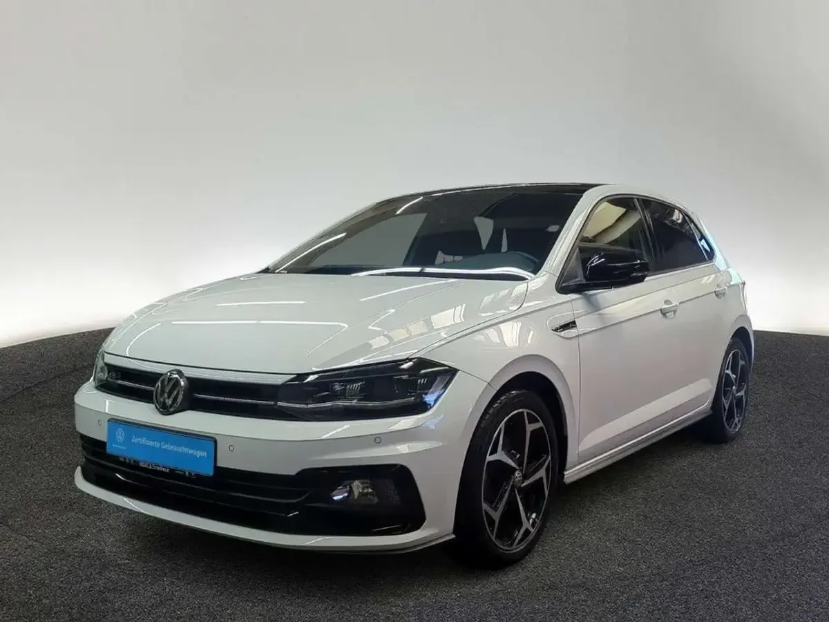 Gebraucht VW Polo Highline 116 PS (85 kW) 2019 Pure white / dach schwarz Kleinwagen