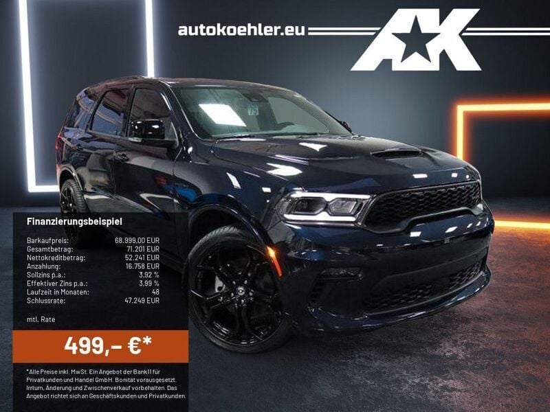 Blau Neu 2024 Dodge Durango SUV | 68.999 € (Superpreis) - Bild 1/4