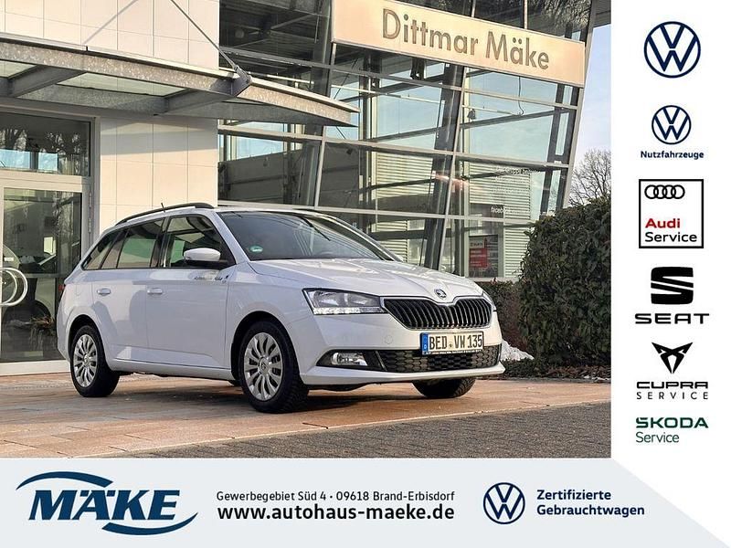 Weiß Gebraucht 2022 Skoda Fabia Ambition Kleinwagen | 15.450 € (Fairer Preis) - Bild 1/4
