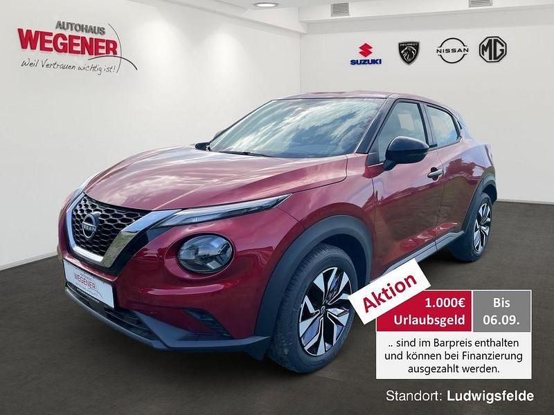 Fuji sunset red Neu 2025 Nissan Juke Acenta SUV | 23.340 € (Fairer Preis) - Bild 1/4