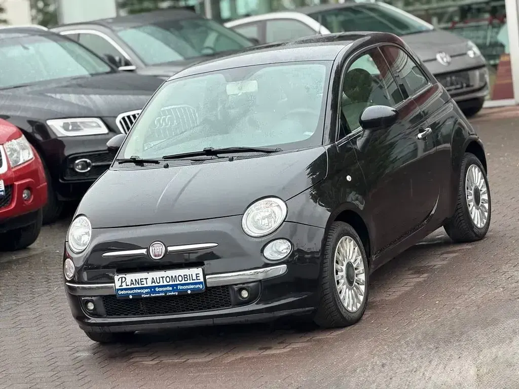 Gebraucht Fiat 500 Lounge 69 PS (50 kW) 2011 Schwarz Kleinwagen