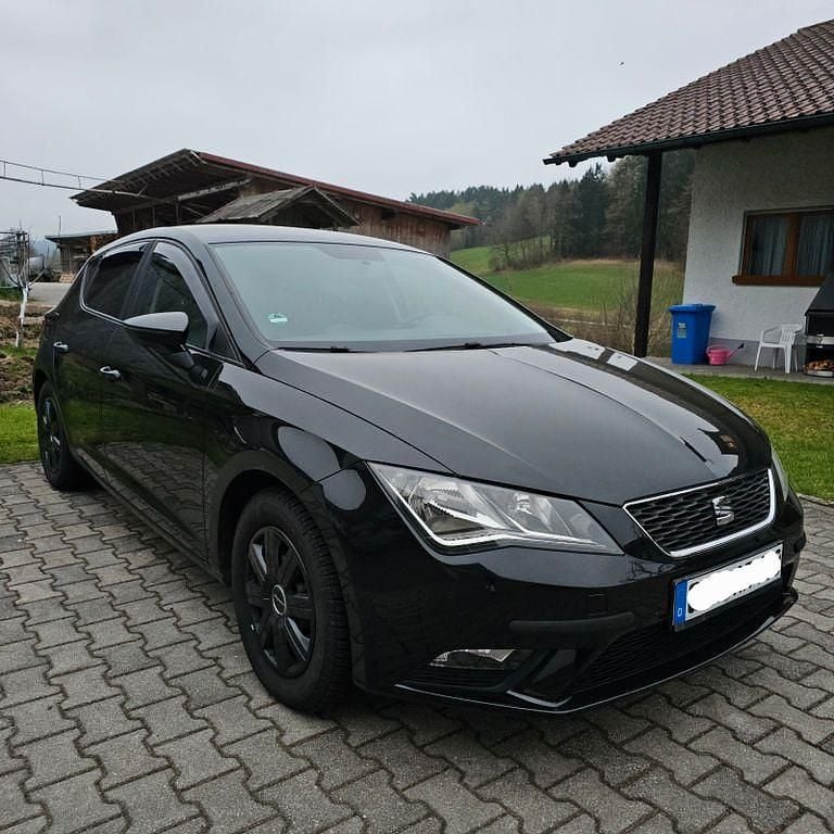 Usata Seat Leon 110 CV (80 kW) 2015 Nero Berlina
