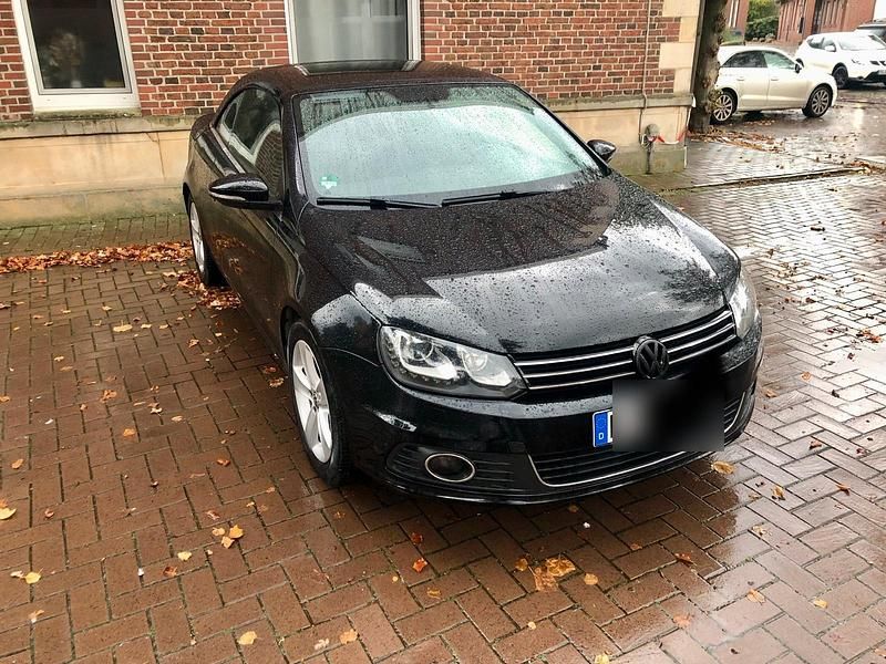 Schwarz Gebraucht 2011 VW Eos Sport Cabrio | 6.500 € - Bild 1/4