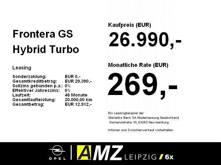 Neu Opel Frontera 110 PS (80 kW) 2026 Diamant schwarz SUV