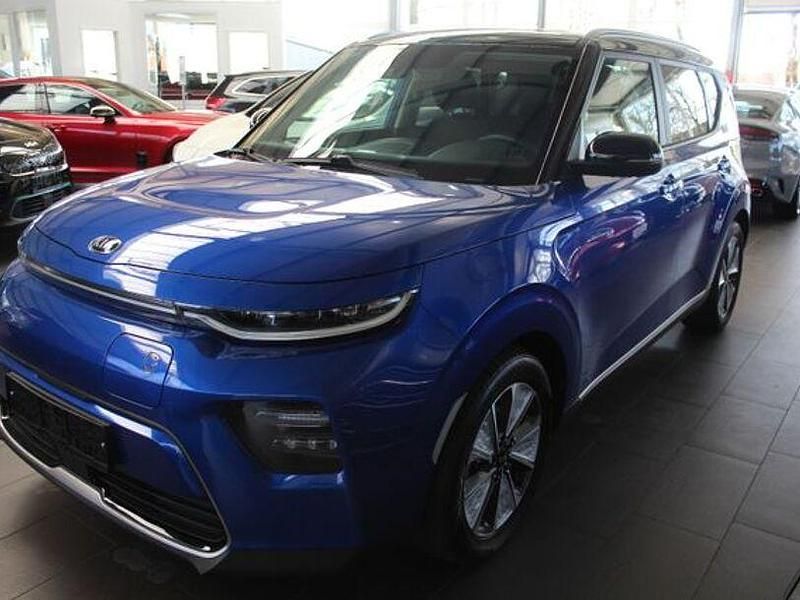 Blau Gebraucht 2021 Kia Soul EV Vision SUV | 17.990 € (Teuer) - Bild 1/4