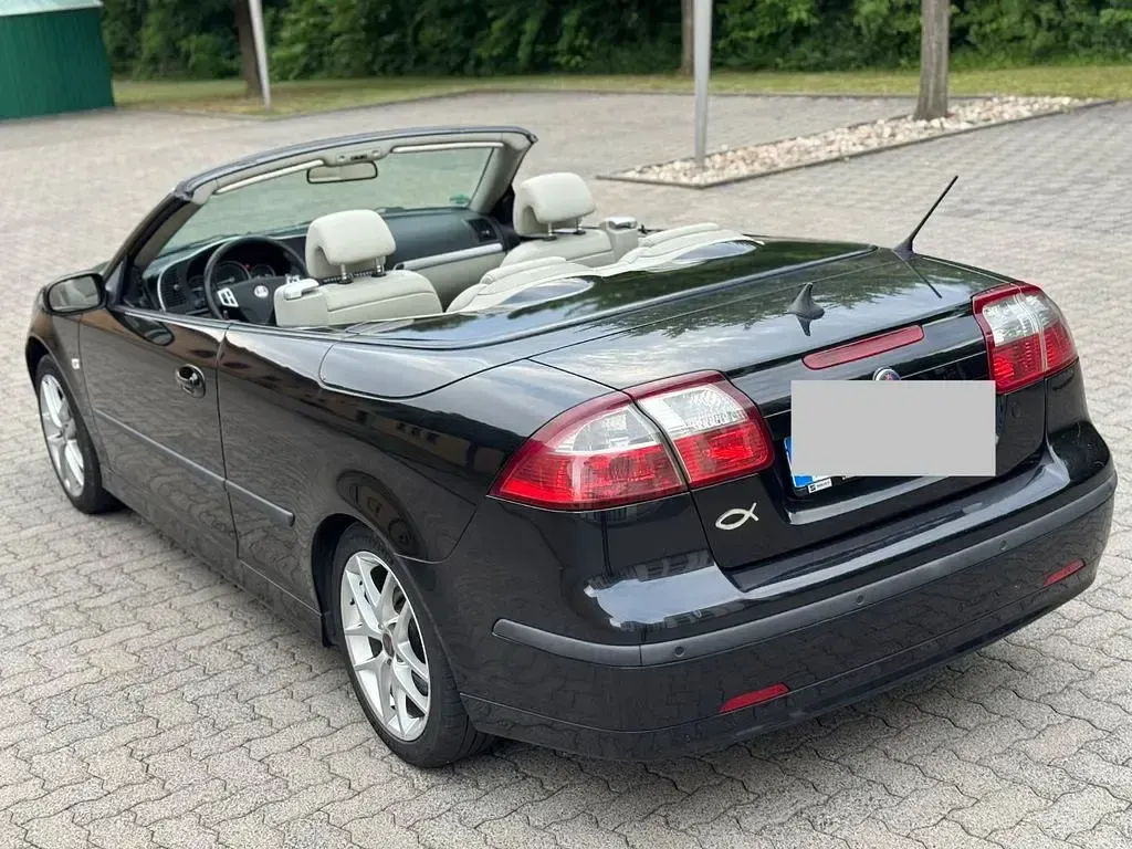 Gebraucht Saab 9-3 Cabriolet Vector 150 PS (110 kW) 2006 Schwarz Cabrio