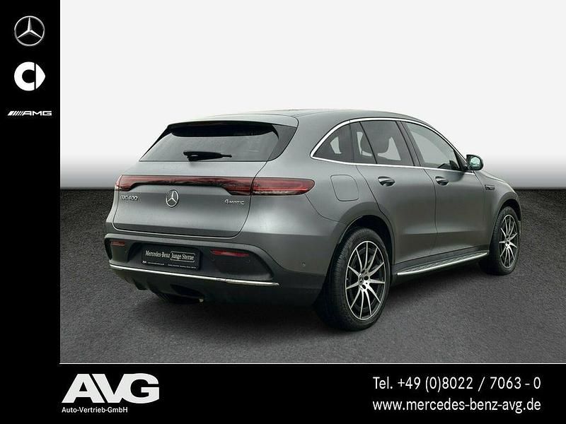 Gebraucht Mercedes EQC400 AMG line 300 kW (408 PS) 2020 Designo selenitgrau magno SUV