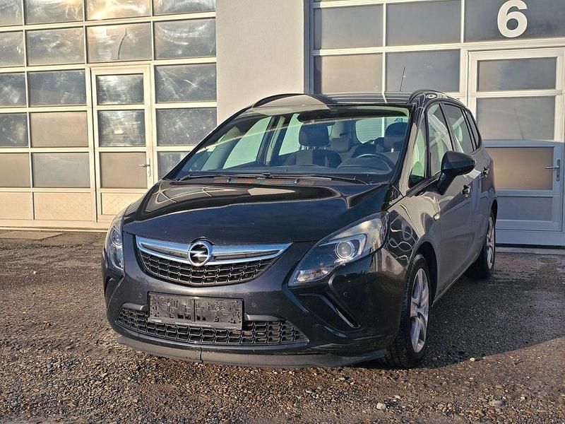 Karbonschw graphitschw midnigh Gebraucht 2012 Opel Zafira Tourer Edition Van / Kleinbus | 3.499 € (Superpreis) - Bild 1/4