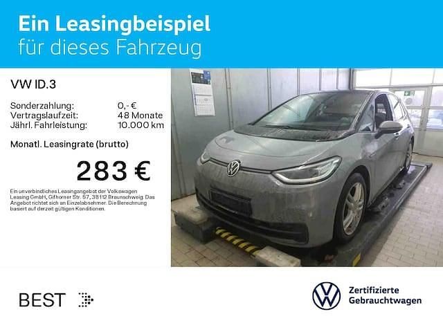 Gebraucht VW ID.3 Pro Performance 150 kW (204 PS) 2022 Mondsteingrau/schwarz Kleinwagen