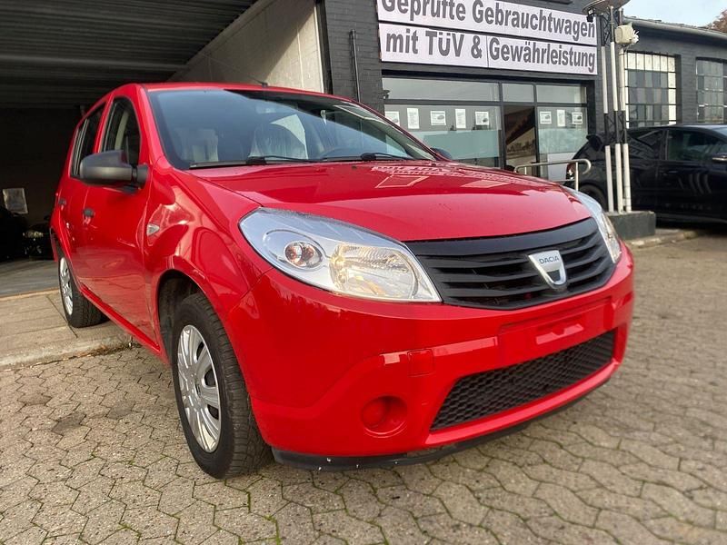 Gebraucht Dacia Sandero Basis 75 PS (55 kW) 2009 Rot Kleinwagen