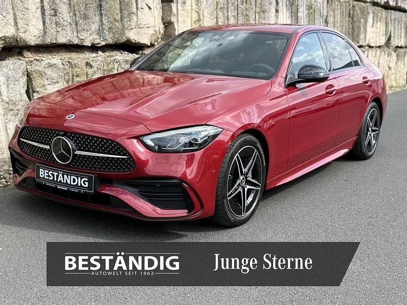 Manufaktur lack manufaktur patagonienrot bright Gebraucht 2023 Mercedes C300 AMG Limousine | 43.990 € (Fairer Preis) - Bild 1/4