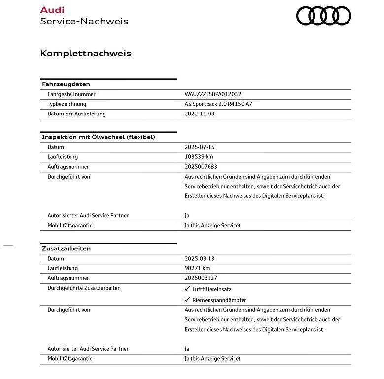 Gebraucht Audi A5 S-Line 204 PS (150 kW) 2022 Schwarz Coupé