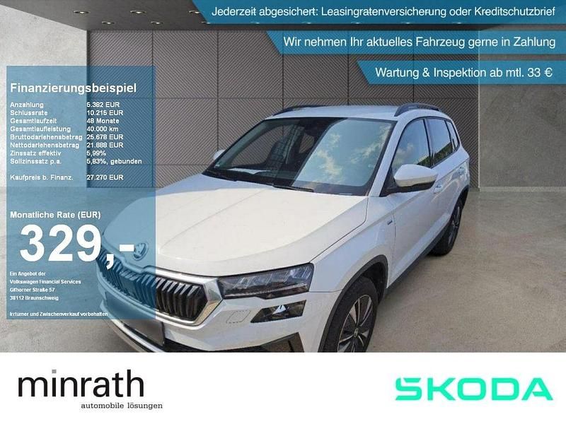 Weiß Gebraucht 2022 Skoda Karoq Tour SUV | 27.270 € (Fairer Preis) - Bild 1/4