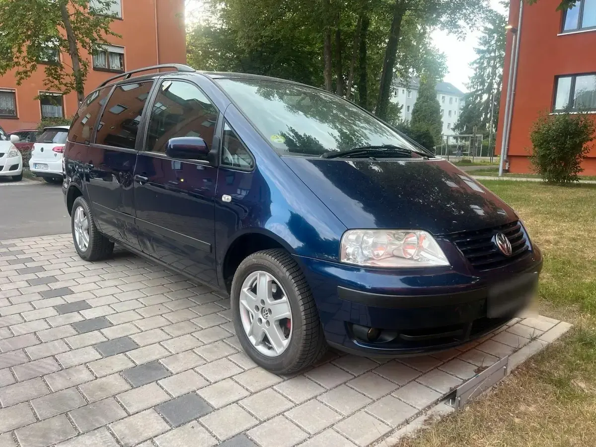 Gebraucht VW Sharan 116 PS (85 kW) 2002 Blau Van / Kleinbus