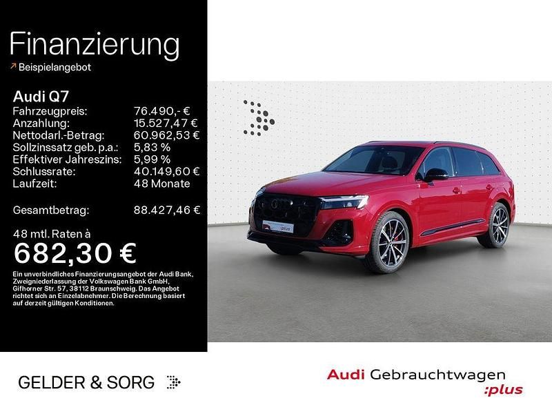 Chilirot metallic Gebraucht 2024 Audi Q7 S-Line SUV | 76.490 € (Fairer Preis) - Bild 1/4
