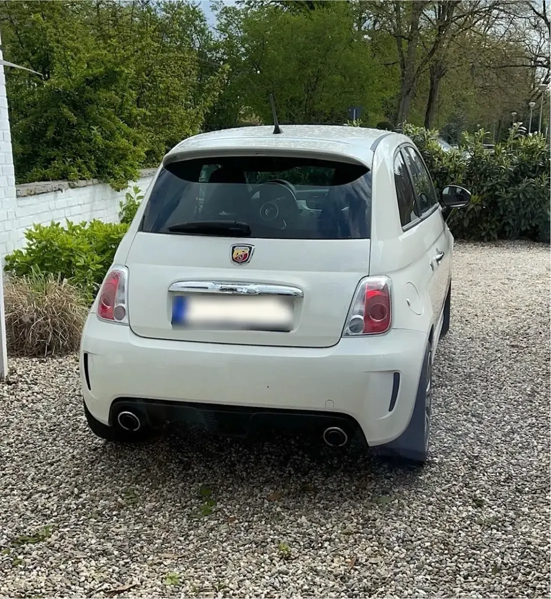 Gebraucht Abarth 500 135 PS (99 kW) 2009 Weiß Kleinwagen