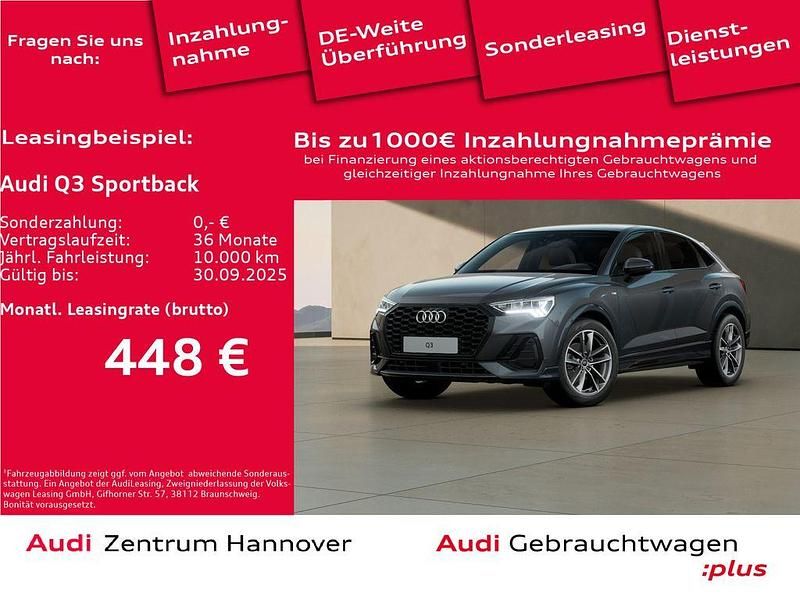 Grau Gebraucht 2025 Audi Q3 Sportback S-Line SUV | 43.900 € (Fairer Preis) - Bild 1/4