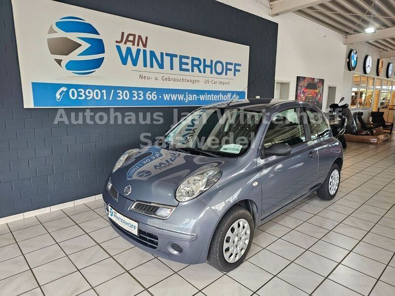 Grau Gebraucht 2009 Nissan Micra Visia Kleinwagen | 3.999 € (Teuer) - Bild 1/4