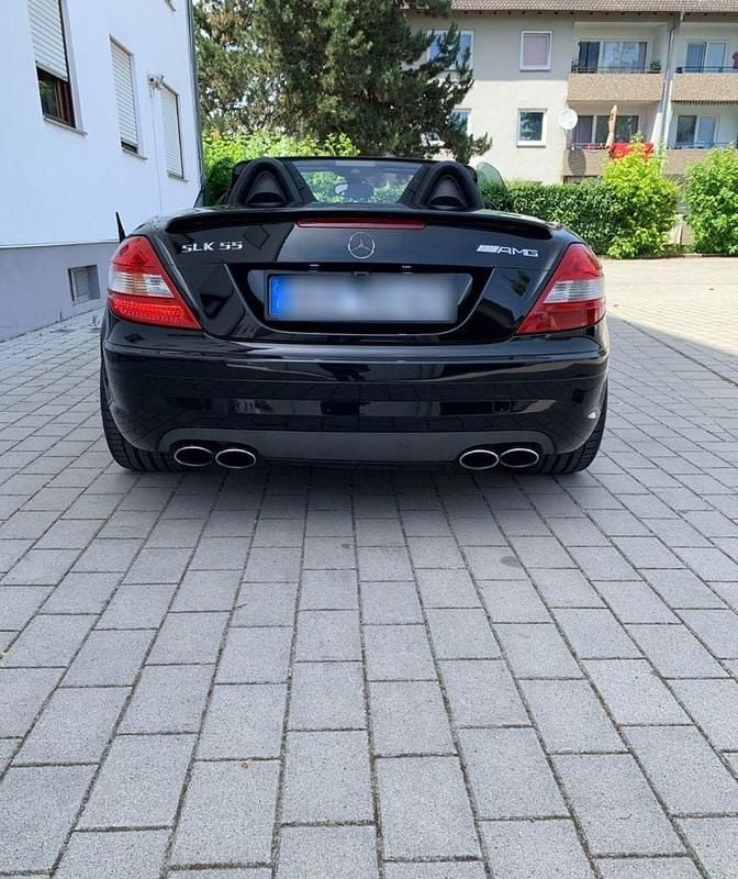 Schwarz Gebraucht 2006 Mercedes SLK200 AMG Cabrio | 8.200 € (Etwas zu teuer) - Bild 1/4