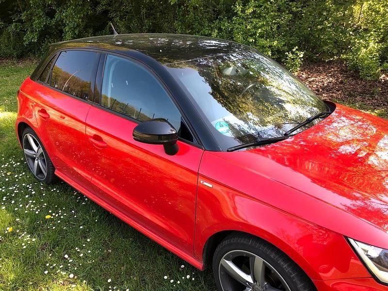 Brugt Audi A1 S-Line 122 HK (89 kW) 2015 Rød Hatchback