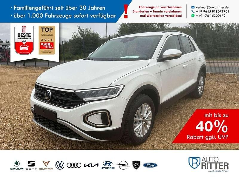 Pure white/weiß Neu 2025 VW T-Roc SUV | 29.490 € (Superpreis) - Bild 1/4