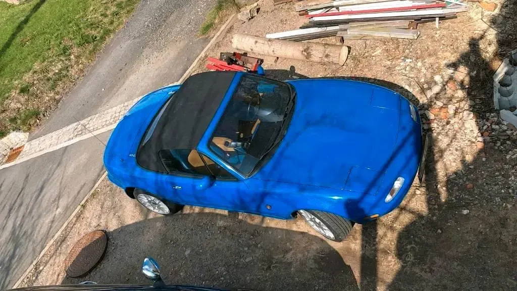 Gebraucht Mazda MX5 116 PS (85 kW) 1991 Blau Cabrio