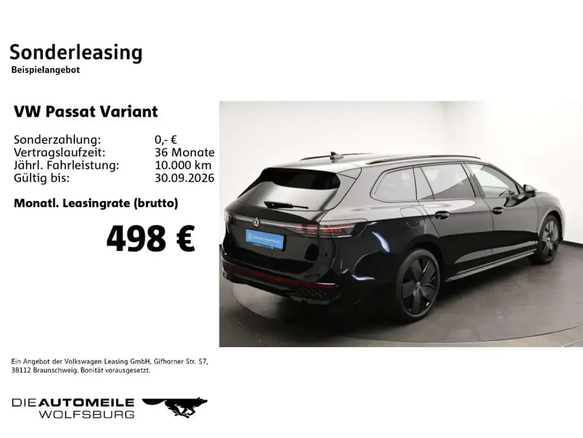 Gebraucht VW Passat Style 177 PS (130 kW) 2025 Grenadillschwarz metallic Kombi