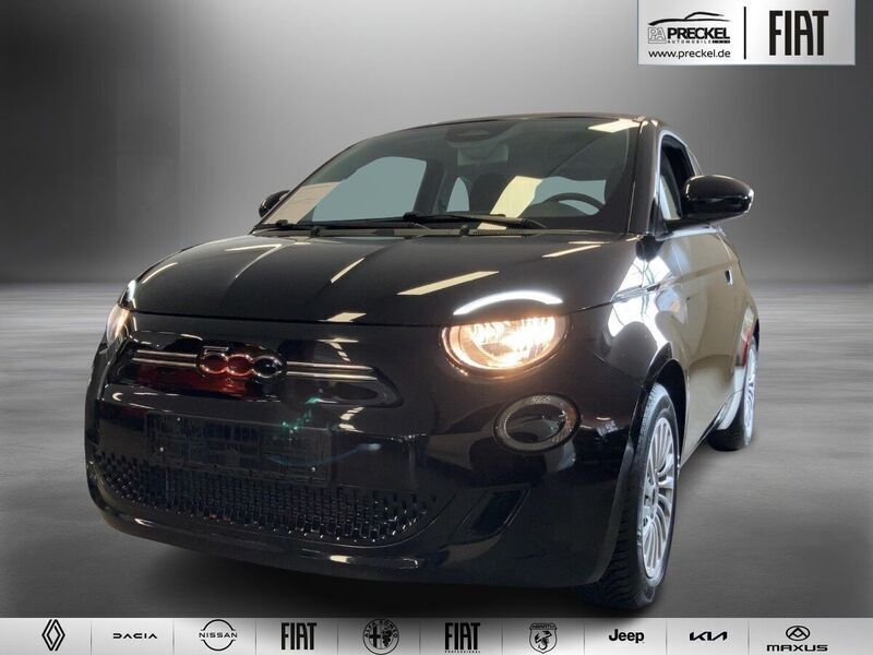Onyx schwarz (metallic) Gebraucht 2022 Fiat 500e Action Kleinwagen | 12.400 € (Superpreis) - Bild 1/4