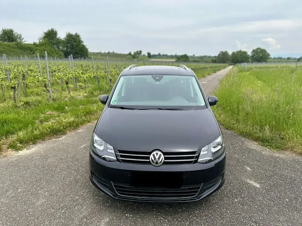 Gebraucht VW Sharan Allstar 184 PS (135 kW) 2016 Schwarz Van / Kleinbus