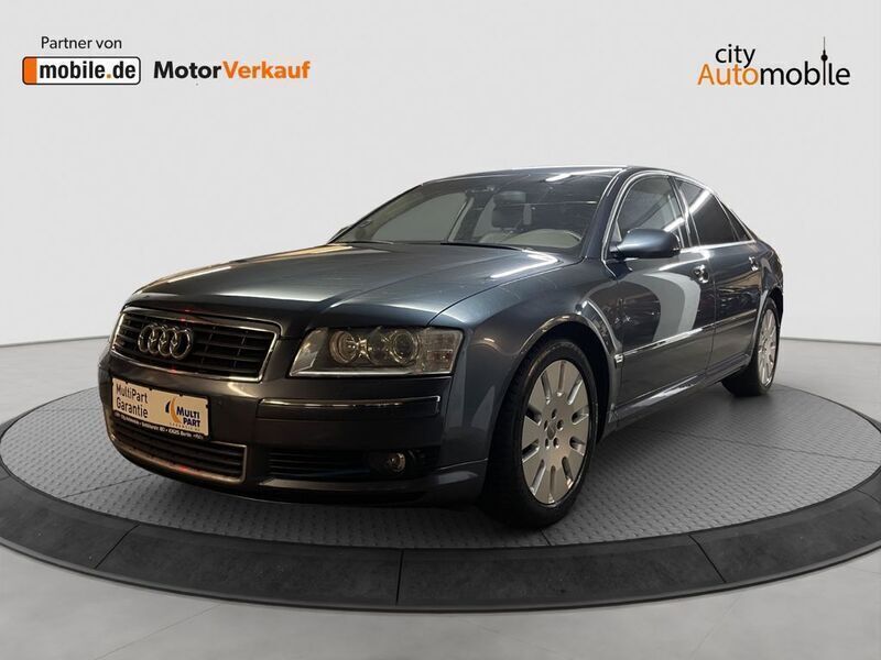 Blau Gebraucht 2003 Audi A8 Ambiente Limousine | 7.480 € (Fairer Preis) - Bild 1/4
