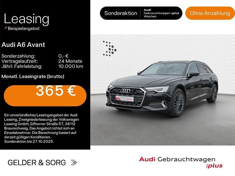 Mythosschwarz metallic Gebraucht 2024 Audi A6 Advanced Plus Kombi | 43.980 € (Guter Preis) - Bild 1/4