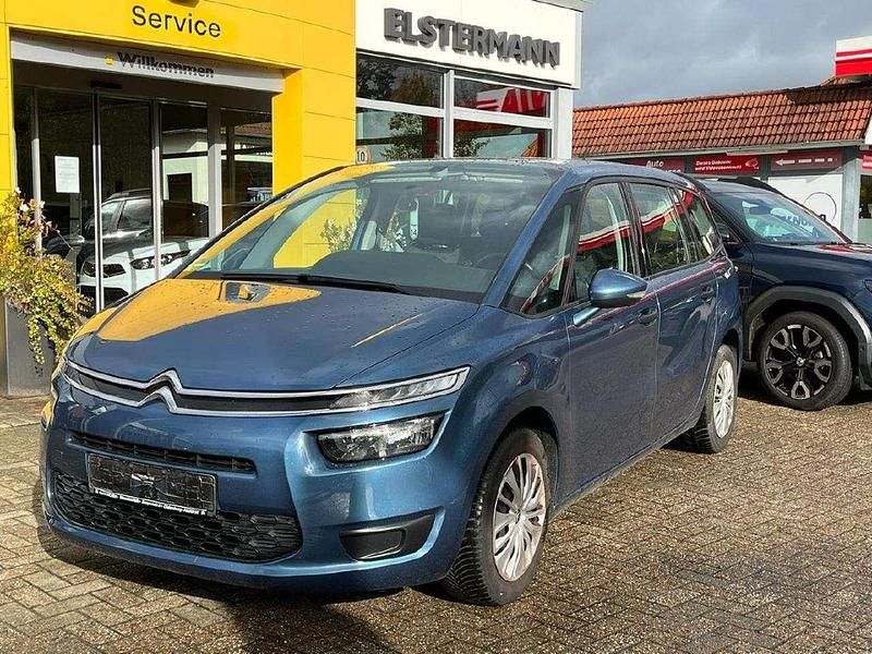 Gebraucht Citroën C4 SpaceTourer Attraction 120 PS (88 kW) 2014 Lackierung blau kyanos/typ aus Van / Kleinbus