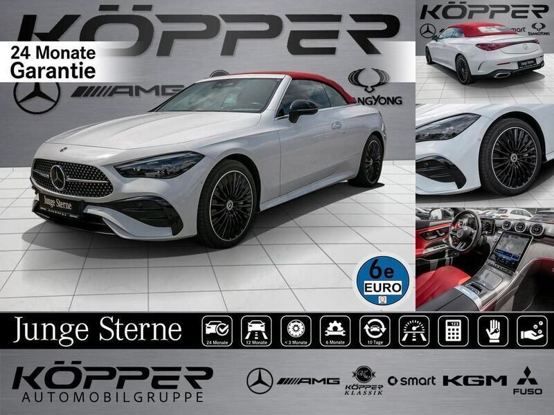 Polarweiss Gebraucht 2024 Mercedes CLE450 AMG Line Premium Plus Cabrio | 83.998 € (Fairer Preis) - Bild 1/4