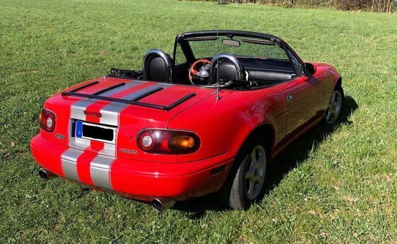 Gebraucht Mazda MX5 116 PS (85 kW) 1993 Rot Cabrio