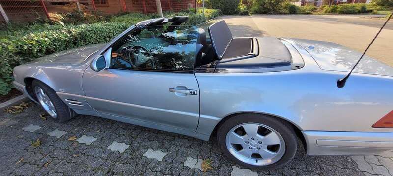 Silber Gebraucht 2000 Mercedes SL500 Cabrio | 27.500 € (Guter Preis) - Bild 1/4