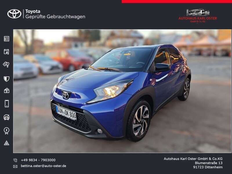 Blau Gebraucht 2024 Toyota Aygo X Basis SUV | 19.500 € (Teuer) - Bild 1/4