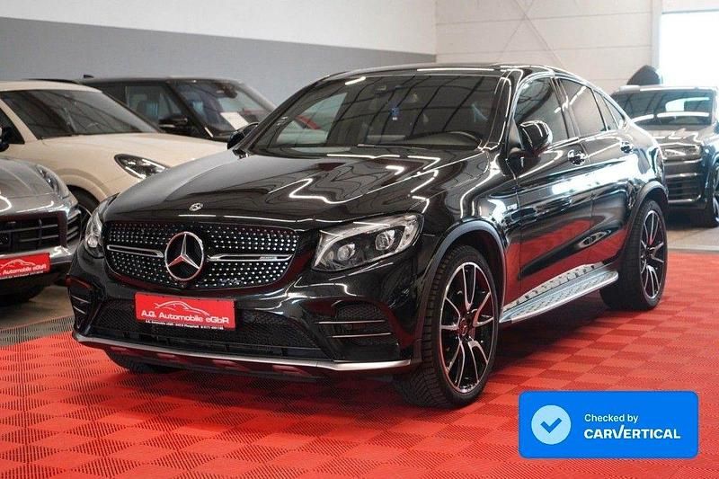 Obsidianschwarz metalliclack Gebraucht 2017 Mercedes GLC43 AMG AMG Coupé | 36.950 € (Fairer Preis) - Bild 1/4