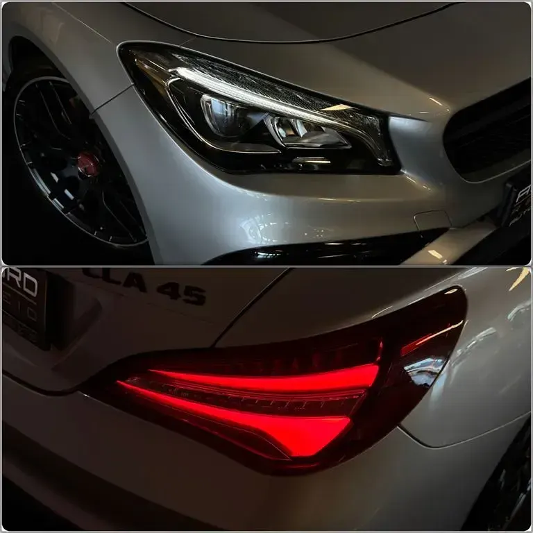 Gebraucht Mercedes CLA45 AMG AMG 381 PS (280 kW) 2018 Polarsilber  metalliclack Coupé