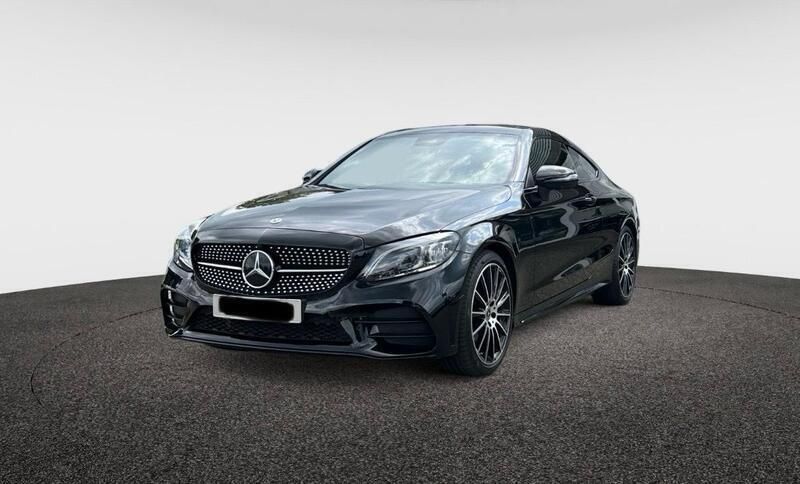 Schwarz Gebraucht 2021 Mercedes C300 AMG line Coupé | 42.500 € (Fairer Preis) - Bild 1/4