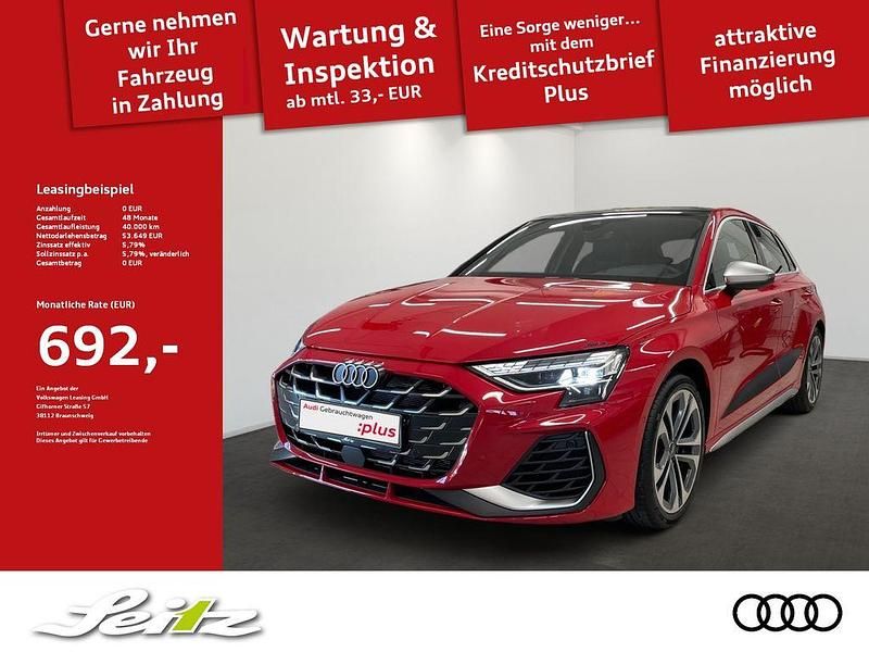 Rot Neu 2025 Audi S3 Sport Limousine | 53.649 € (Fairer Preis) - Bild 1/4