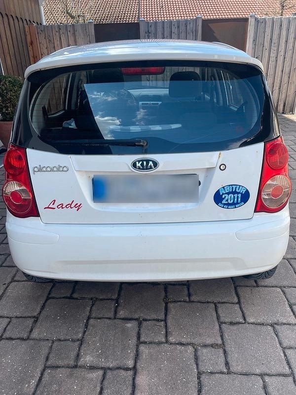 Gebraucht Kia Picanto 65 PS (47 kW) 2009 Weiß Kleinwagen