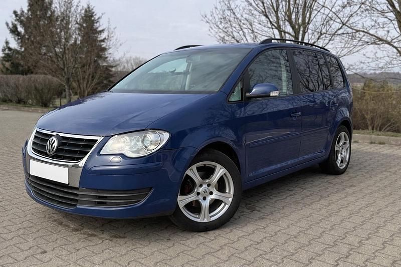 Gebraucht VW Touran 140 PS (102 kW) 2008 Blau Van / Kleinbus