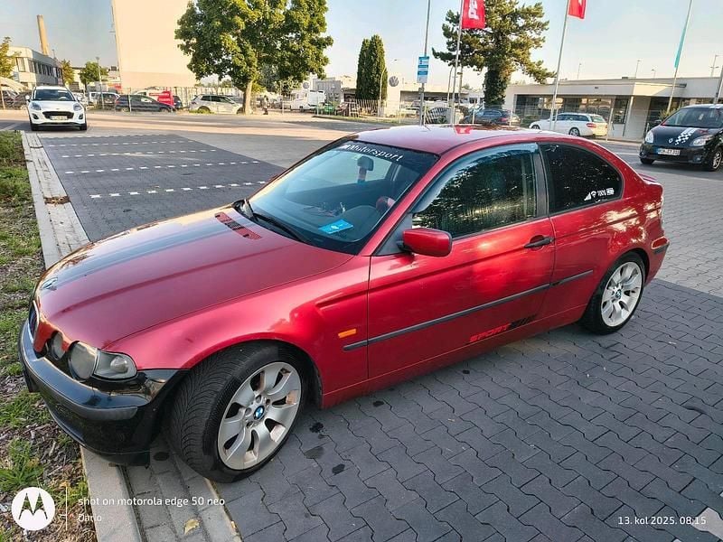 Rot Gebraucht 2002 BMW 316 Compact Kleinwagen | 350 € (Superpreis) - Bild 1/4