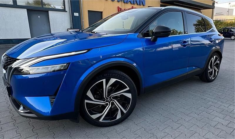 Blau Gebraucht 2023 Nissan Qashqai Tekna+ SUV | 25.500 € (Superpreis) - Bild 1/4