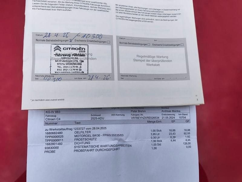 Rot Gebraucht 2024 Citroën C4 X Start SUV | 16.400 € (Guter Preis) - Bild 1/4